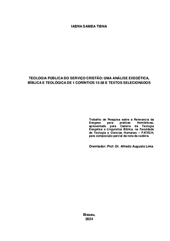 Folha de avaliacao